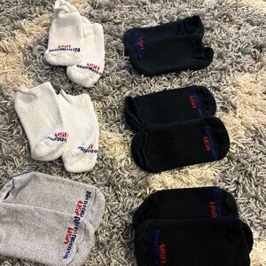 Lot of 6 Pairs of No Nonsense USA Socks (12 Socks) Girls Size 6 1/4 - 6 1/2